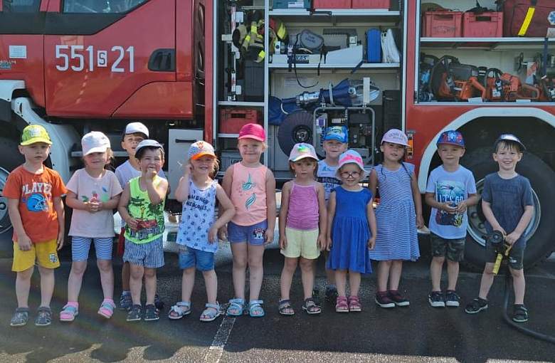 Strażacy spotkali się z najmłodszymi