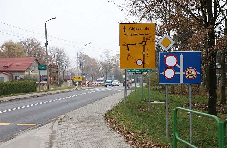 Sygnalizacja świetlna na ul. Cieszyńskiej