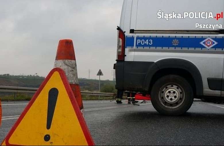 Dachowanie na DK-81 w Pawłowicach