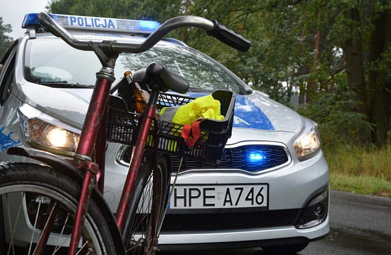 Pijany rowerzysta sprawcą zdarzenia drogowego