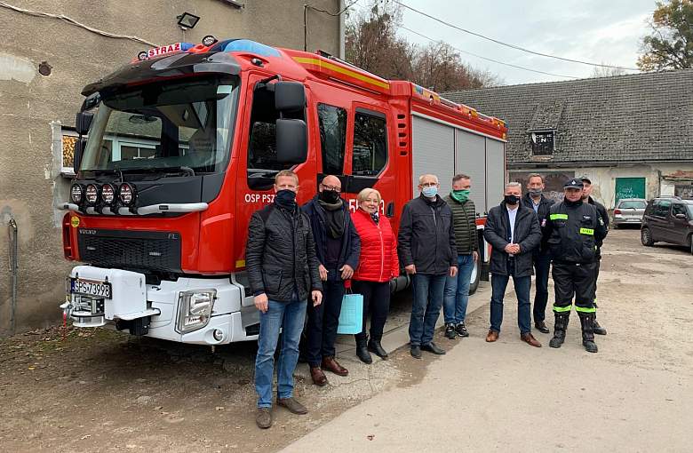 Nowy samochód ratowniczo-gaśniczy dla OSP Pszczyna