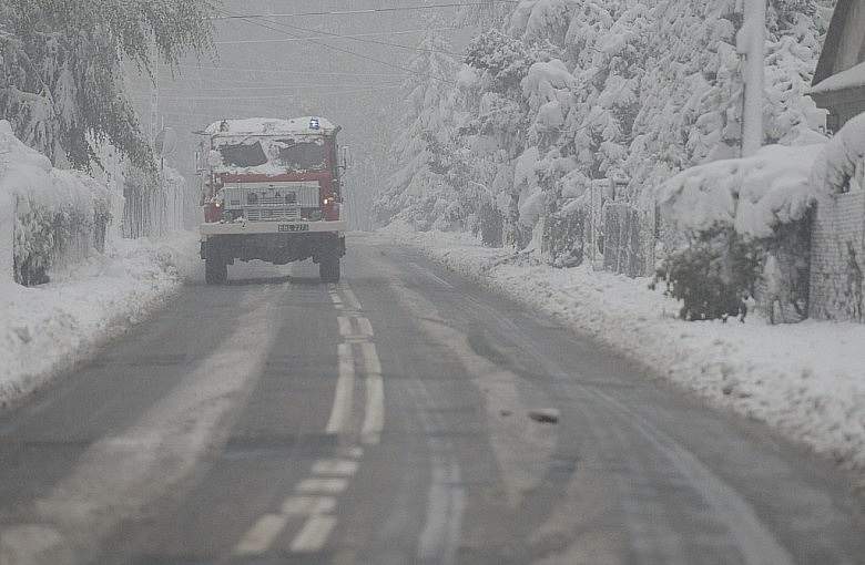 Ostrzeżenie IMGW: intensywne opady śniegu