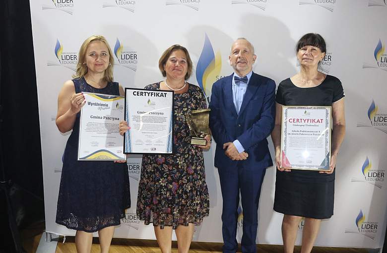 Gmina Pszczyna została wyróżniona Certyfikatem i Znakiem Jakości „Samorządowy Lider Edukacji”