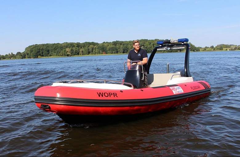 Motorówka pszczyńskich "Wodniaków" wróciła do stałej służby