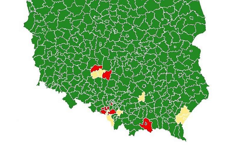 MR zaktualizowało wytyczne dla branż z powiatów oznaczonych kolorami czerwonym i żółtym