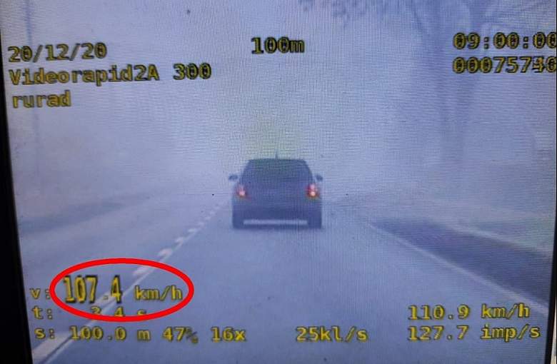 Pijany kierowca przekroczył prędkość o 57 km/h w obszarze zabudowanym