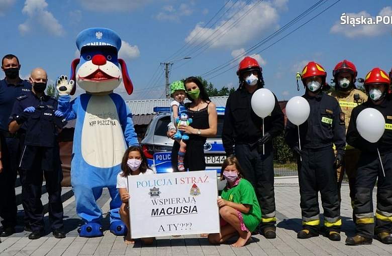 Policja i Straż wspierają Maciusia, a Ty?